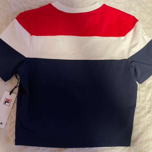 Fila tri colour crop top - NEVER WORN WITH TAG - Picture 3 of 6